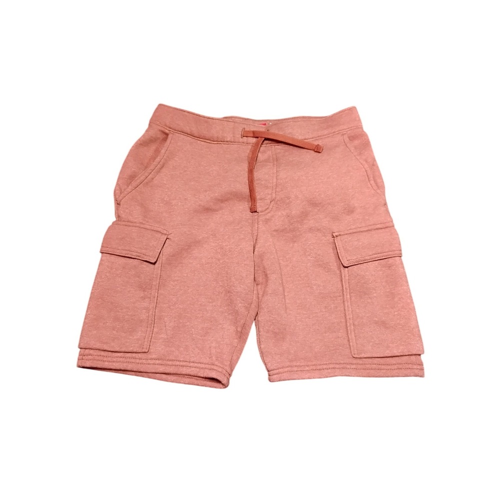 Wrangler Unlimited Comfort Mens XS Cargo Sweat Shorts Clay Orange Fleece